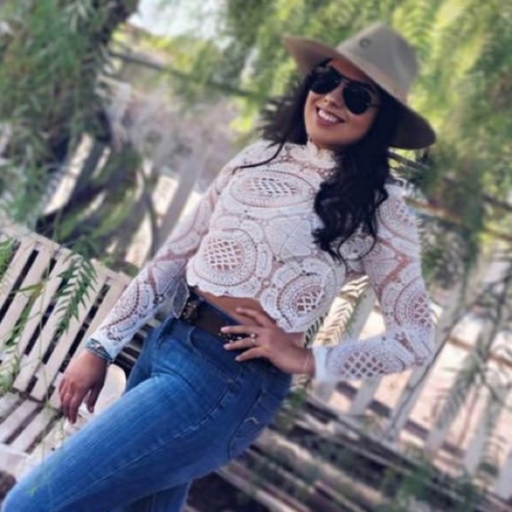 Lace long sleeve